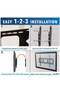 TV Wall Mount Bracket Compatible with Samsung Sony Vizio LG TCL Element 32-65 Inch TVs VESA 200x200-750x450 - 5