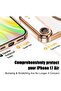 iPhone 17 Air Clear Case Compatible With MagSafe + Tempered Glass | Transparent Anti-Yellow - 4