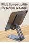 MK60 Rotating Stable and Antiskid wide compatibility foldable Desktop Holder For Mobile and Tablet - 2