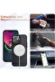iPhone 13 Pro Max Case - Matte Magnetic Phone Case with Screen Protector, Magsafe Compatible, Black - 3
