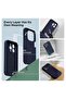 Liquid Silicone Case for iPhone 15 Pro Max with 2 Screen Protectors & Lanyard, Midnight Blue - 4