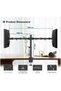 Vesa 1home Double Twin Arm Desk Mount Ergonomic TV LCD Monitor Computer Screen Bracket Dual Tilt Swivel Rotation (13in-27in) - 7
