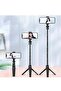 Mobile Phone Tripod with Bluetooth Remote Foldable Lightweight