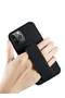 Apple iPhone 15 Pro Max TPU Rubber Silicone Hand Grip Protective Phone Case Cover - Black - 2