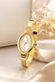 Besti̇e Women's Gold Steel Handcuff Watch Dial Geometric Oval Case Minimal Vintage Old Money Luxury Elegant Women's Wristwatch 2026 - 2