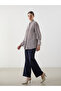 Striped Oversize Women's Shirt Tunic - 3