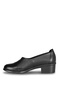 509 Vardar Black Genuine Leather Women's Heeled Shoes - 4