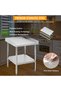 - NSF Certified Stainless Steel Table - 650 lb Capacity with Adjustable Legs and 2 Inch Edge Baffle, 12 x 24 x 30 Inches for Hotel, Home and Commercial Kitchen - 5