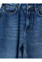 Soulife Blue Barrel Fit Women's Jean Pants - 7