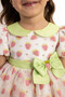 Baby Girl Evening Dress Strawberry Patterned Jacquard Puffy Dress and Headband Set - Birthday, Party, Wedding, Mevlüt (6 Months, 12 Months, 18 Months, 24 Months) 35241Pr - 5