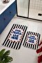 Non-Slip Base Washable 2-Piece Bath Mat - 60*100 cm - 50*60 cm - Cool Vibes