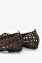 Rabrasa Women's Knitted Ballerinas - Brown - 5