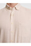 Beige Regular Fit Short Sleeve Shirt 50320916-Vr011 - 6
