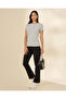 Women Black Kick Flare Jeans - 2