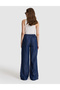 Cobalt Blue Loose Fit Jean Trousers 50324065-Vr032 - 5