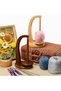 Wooden Wool Holder Stand, Yarn Holder, Prevents Mixing Easy to Use - 3