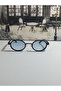 Cbp101 Beige Blue Round Stylish Unisex Sunglasses - 2