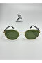 Pery Haki̇ Sunglasses Oval Gold Frame Khaki Organic Glass 50 Ekartman - 2