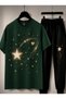 Unisex Oversize Shorts Set Short Sleeve T-Shirt Comfortable Fit Summer Casual Sports
