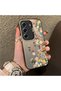 Tecno Camon 40 Pro 5g Cm7 Compatible Silicone Edge Hard Back Case Couple Phone Case with Floral Pattern - 3