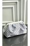 Polka Dot Detailed Satin Fabric Women's Portfolio Bag (Handbag, Crossbody Bag, Shoulder Bag) - 2