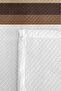 Modern Striped Cream Single Pique Set - Mink Brown Quilted 160X220 cm Seasonal Bedspread - 7