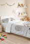 Botanical Gray Young Room Bohemian Single Pique Set-Minimal Powder 160X220 cm Quilted Bedspread - 5