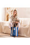 "Art & Style" Series Blue Denim Shoulder Bag - Bohemian Canvas Strap Daily Large Size Tote Bag - 2