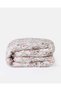 Beige Floral Print Twin Size Comforter (160x220 Cm) - 7