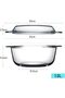 Glass Casserole with Lid 1L, Borosilicate Round Bakeware, Oven, Microwave and Dishwasher Safe, Clear - 3
