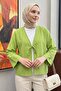 Single Lace-Up Kimono 2346 - Oil Green