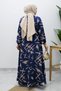 Striped Modal Dress Tsd260249 Blue - 6