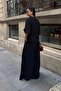 Women's V-Neck Blouse Wide-Leg Pants Oversize Modal Textured Set - 5
