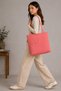 Women's Zippered Hand and Shoulder Bag Fabric Tote Bag Canvas Bag School Bag Custom Made Creation - 3