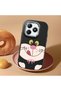 Realme C63 Compatible Case Camera Protector Black Silicone Couple Phone Case Cute Patterned - 2