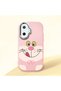 Poco F7 Compatible Case Camera Protector Pink Silicone Couple Phone Case Cute Patterned