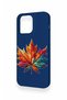 iPhone 15 Pro Max Compatible Colorful Leaf Pattern Silicone Case - 4