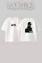Eminem Rapper_23 Design Printed Oversize White T-Shirt