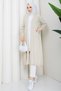 Women's Knitwear Cardigan with Stone-Embellished Sleeves and Pockets - 5