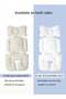 1 Cotton Breathable Reversible Stroller Seat Cushion Spine Support Universal Washable - 5