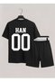 Straykids Han Printed 100% Cotton Crewneck Children's T-Shirt-Shorts K-Pop Dual Set