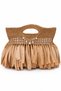 Handmade Straw Bag Raffia Bohemian Tasseled Summer Women's Bag - 4