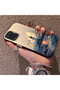 Samsung Galaxy A12 Compatible Silicone Edge Hard Back Case Couple Phone Case Tower Pattern - 2