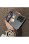 Samsung Galaxy A23 Compatible Silicone Edge Hard Back Case Couple Phone Case Tower Patterned - 4