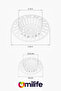 2 Pieces Plastic Sink Drain Strainer Kitchen Sink Drain Filter Hair Hairball Food Residue Catcher - 2