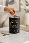 Decorative Metal Piggy Bank with Mixed Patterns 16X10 cm - 2