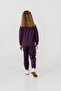 Girl's Printed Purple Long Sleeve Tracksuit Set Us2712-C-V1 - 4