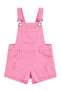 100% Cotton Pink Denim Overalls 9132 - 4