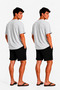 2-Piece Men's Shorts-T-Shirt Set Breathable Lightweight Fabric Maximum Comfort (Bottom-Top) Combination - 3