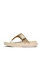 F Mode Go Ustable Flatform Toe Post Sandals For Womens